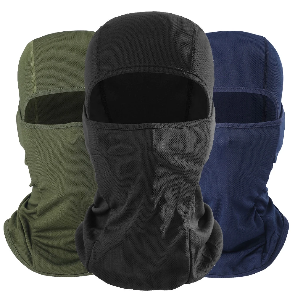 

Full Face Head Cover Mask Tactical Motorcycle Balaclava Headwear Windproof Warm Breathable Cycling Ski Shield Soft Helmet