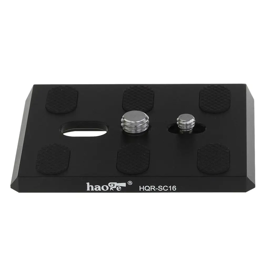 Haoge HQR-SC16 Camera QR Quick Release Plate for Sachtler DV 12, DV 15, Caddy, Video 18/20, Panorama Plus