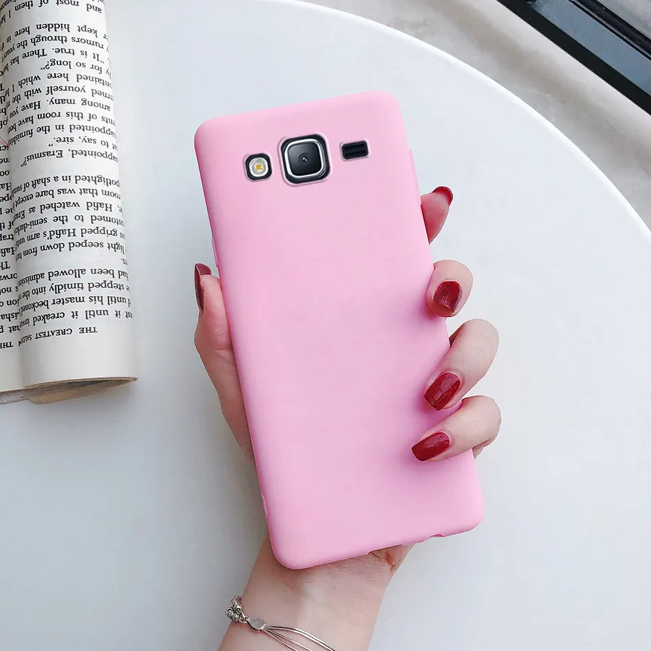 For Coque Samsung Galaxy Grand Prime Case G530 G530H G531 G531H SM-G531F Case Cover Candy Color Soft Cute Silicone Phone Cases