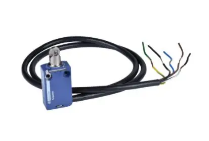 Imagen 1 del producto XCMD2102L1 = ZCMD21 + ZCE02 + ZCMC21L1 interruptor de límite XCMD-émbolo de rodillo de acero-1NC + 1NO - snap - 1 m