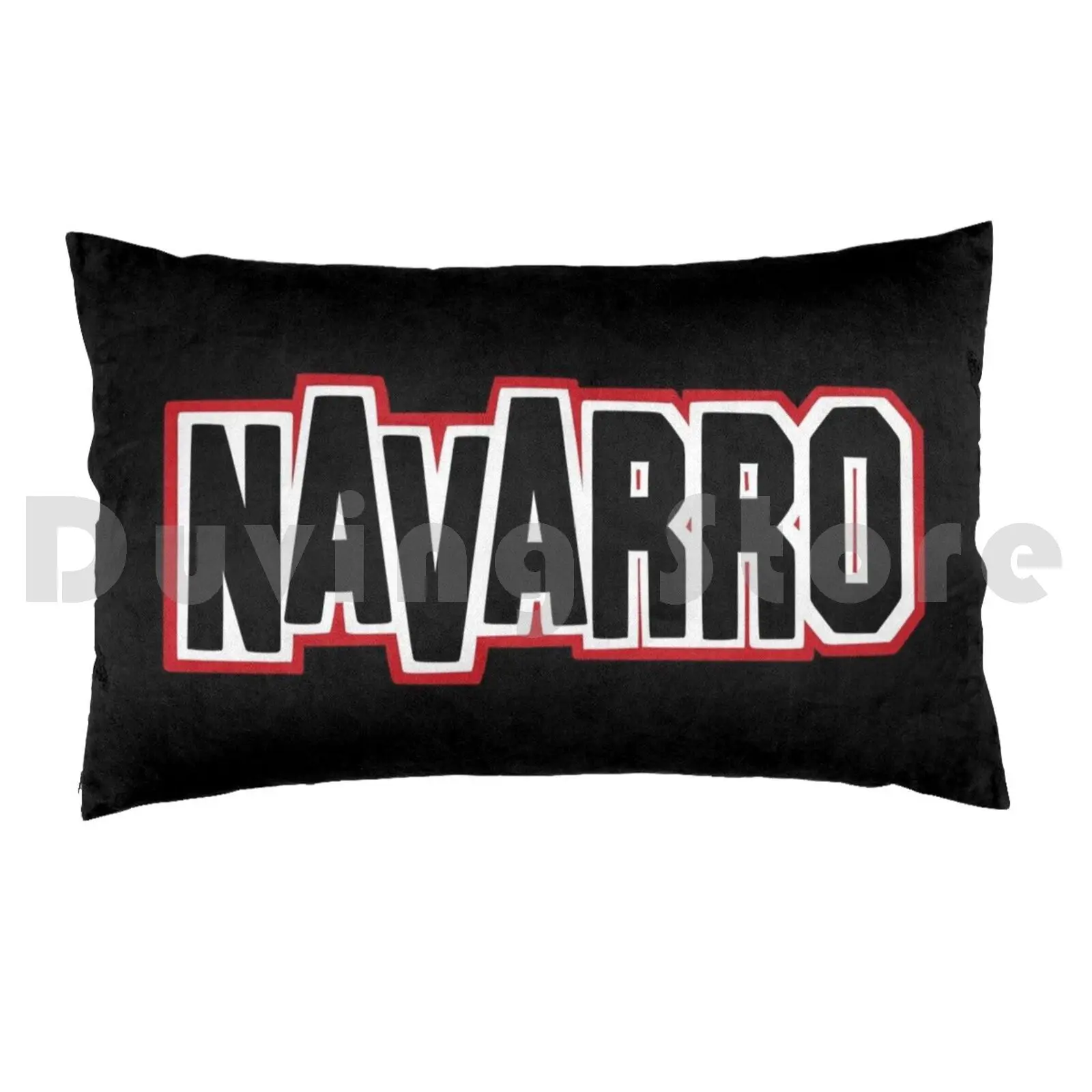 Navarro Cheer Logo-Black Pillow Case Printed 50x75 Navarro Cheer Netflix Cheer Netflix Gabi Butler Monica