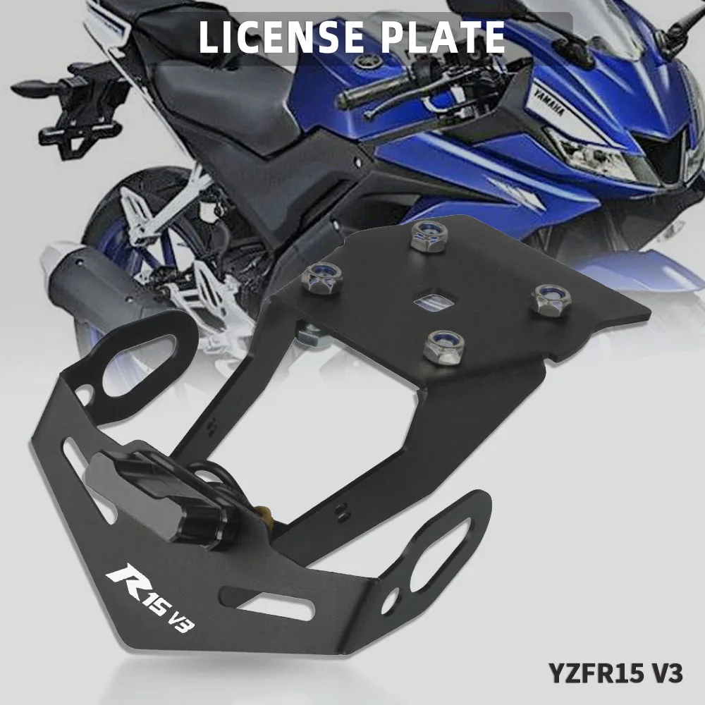 

YZF R15 V3 Motorcylce Tail Tidy Fender Eliminator License Plate Bracket Mount Accessories FOR YAMAHA YZFR15 2017 2018 2019 2020