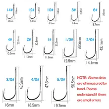 High Carbon Steel Fish Hooks Pack #2
