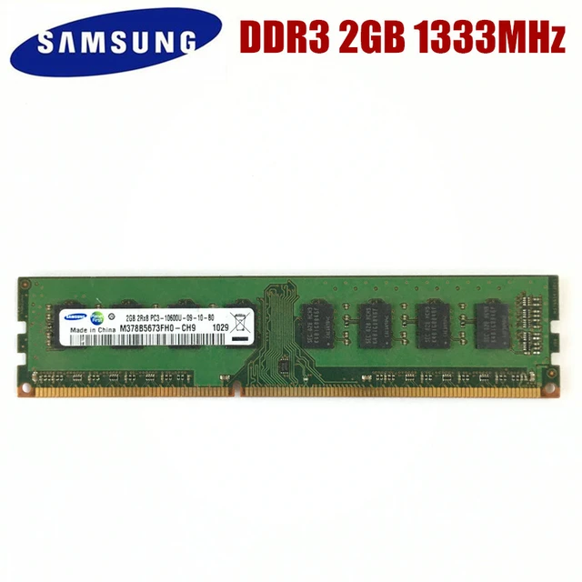 Samsung 2G 2GB 1R 2RX8 PC3 10600U DDR3 1333MHZ PC Computer Desktop RAM Desktop memory 2G PC3 10600U DDR3 1333 RAM AliExpress