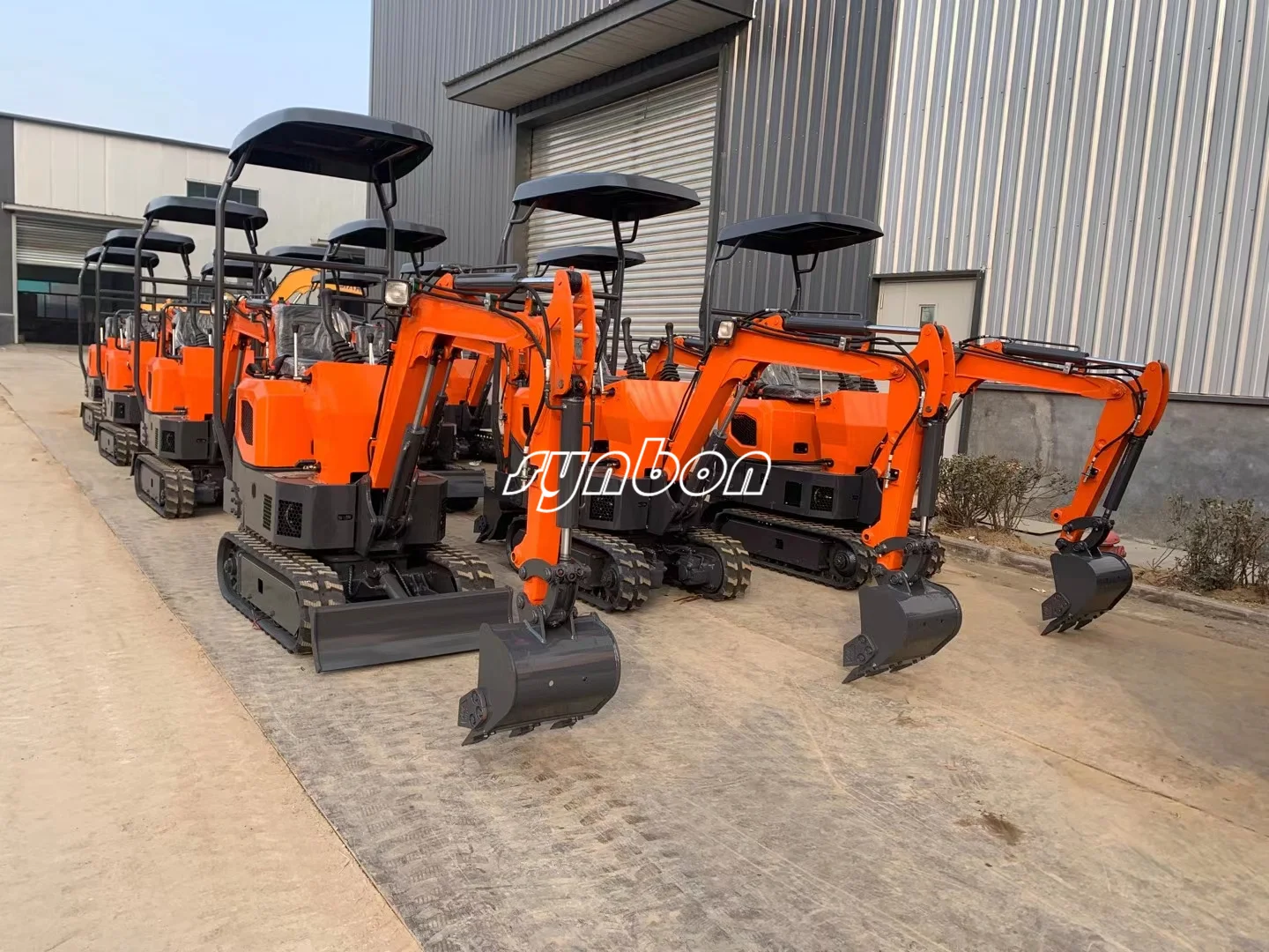 SYNBON ก่อสร้างเครื่องจีน Crawler ขนาดเล็ก Digger Excavator Mini Digger