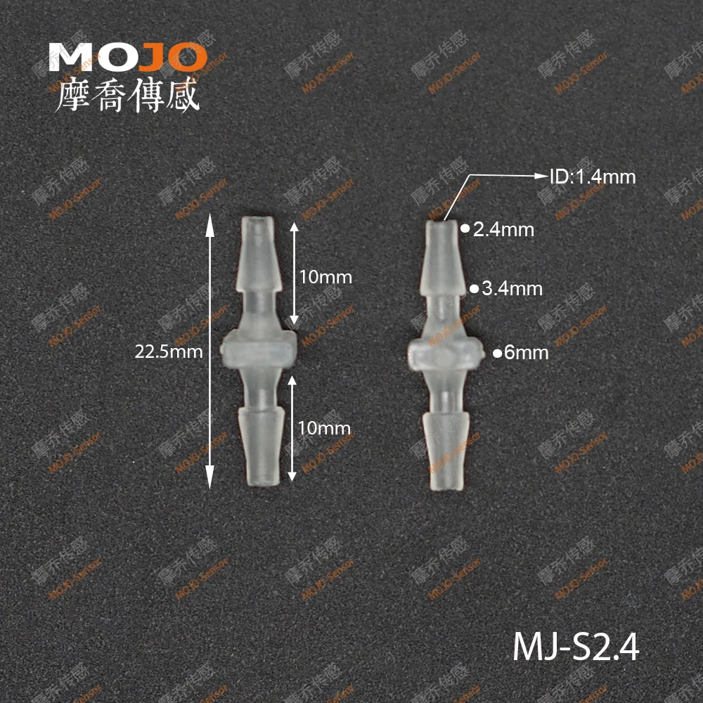 2020 Free shipping!!MJ-S2.4  Straght type barbed water fitting connectors 2.4mm min out diameter fitting (100pcs/lots)