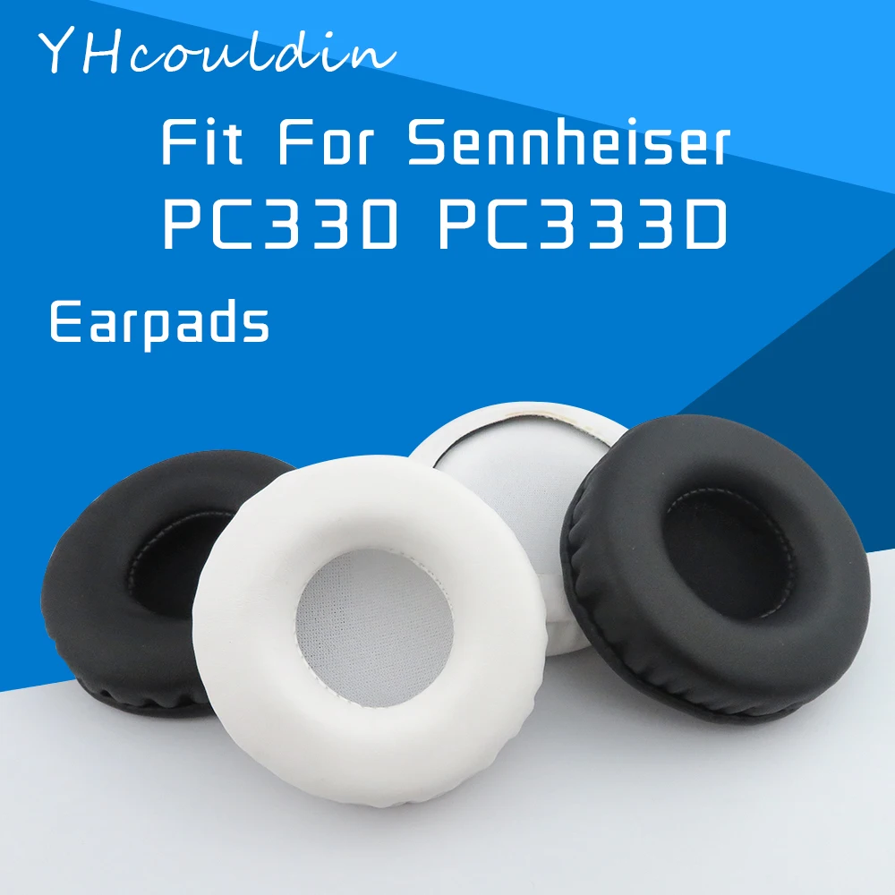 YHcouldin Earpads For Sennheiser PC330 PC333D Headphone Accessaries Replacement Wrinkled Leather