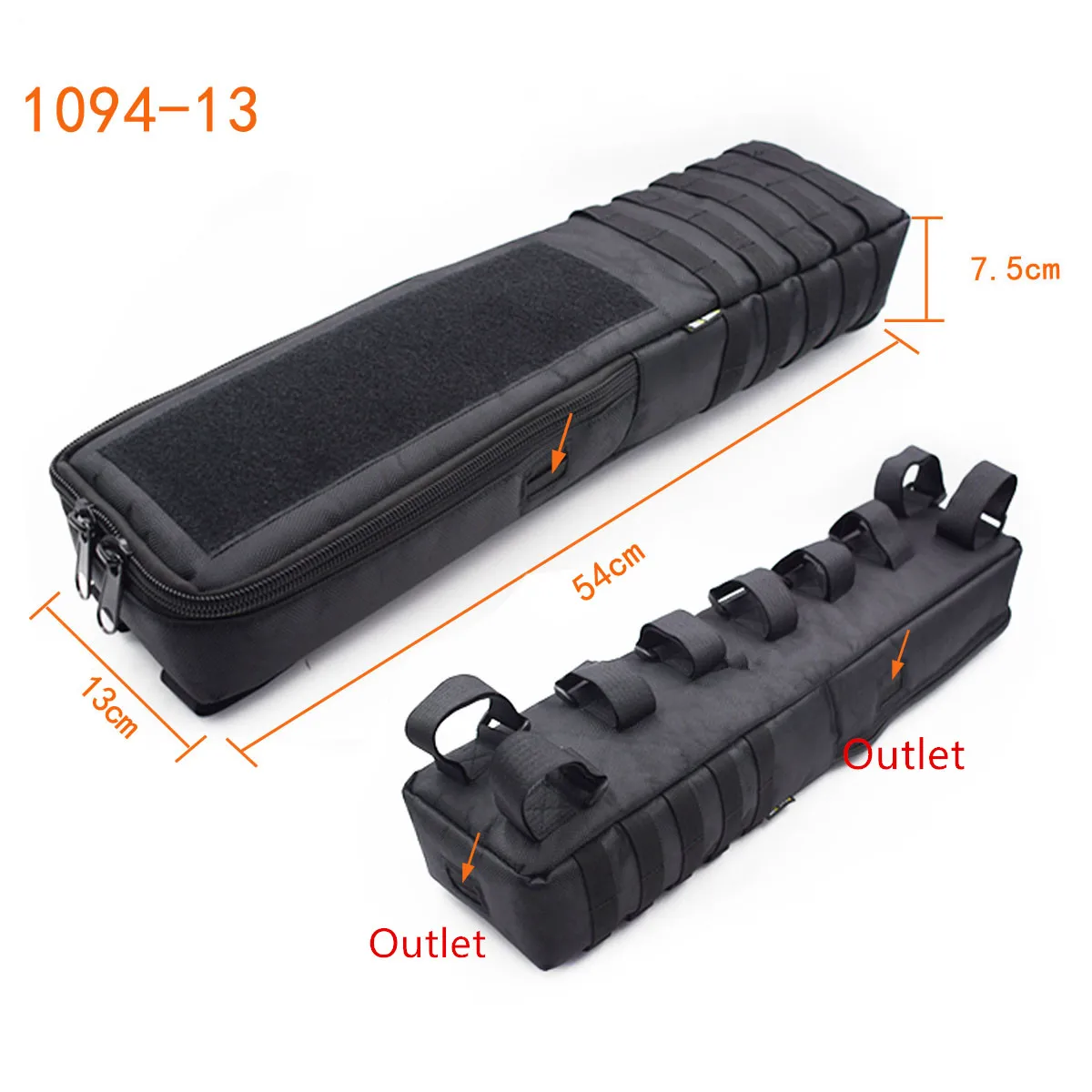 54x13x7.5cmBicycle Lithium Battery Oxford Cloth Storage Bag Wear-resistant Shockproo Bike Bag for Scooter E-bike Bag New Product