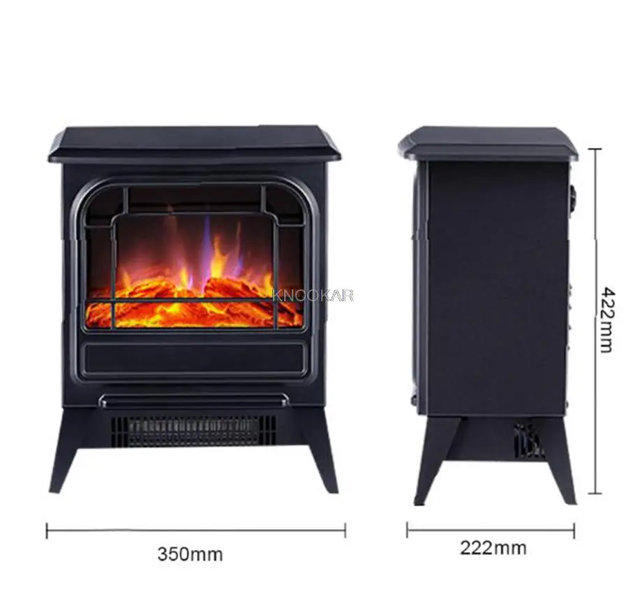 유럽 유형 3 d 시뮬레이션 화재 전기 벽난로 히터 수직 히터의 가정용 전기 히터 사무실 220 v "D163