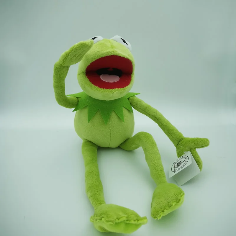 45cm Cartoon The Muppets KERMIT FROG Plush Toys Soft Boy Doll for Children Birthday Gift