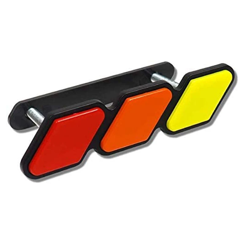 Tri-Color Front Grille Badge Emblem for Toyota Tacoma 4Runner Highlander RAV4