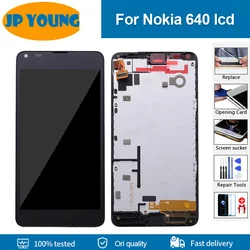 Original LCD Display For Microsoft Nokia Lumia 640 Touch Screen Digitizer Assembly with frame for lumia 640 LCD screen