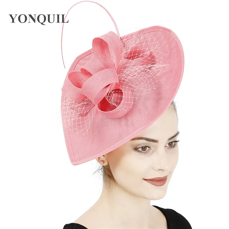 Bandeau de Sauna en Maille pour Femme, Magnifique Grand Chapeau de Mariage, Accessoires de Cheveux Élégants pour les Patients