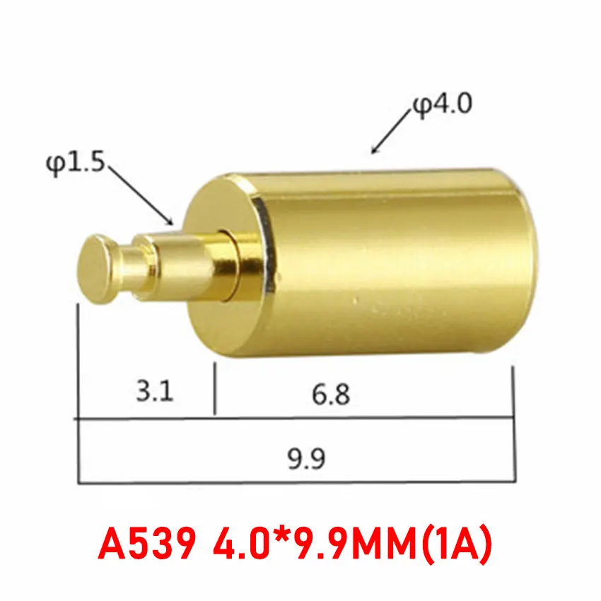 YUXI 1PCS Current ฤดูใบไม้ผลิโหลด Pogo Pin ชายหญิง Connector Heavy Current แบตเตอรี่เชื่อมต่อ POGOPIN หัวชาร์จ