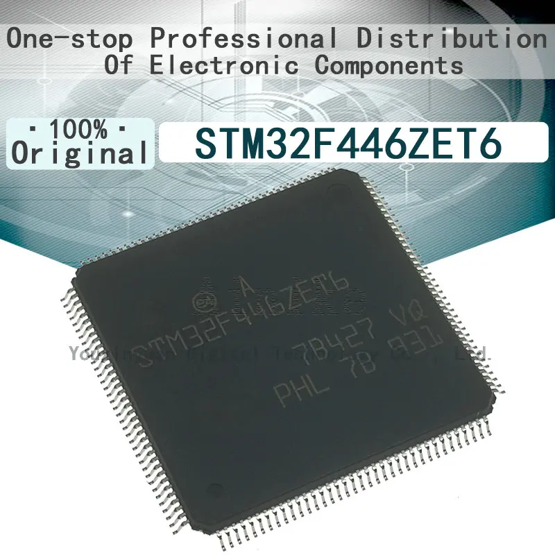 

5/Pcs STM32F446ZET6 New Original SMD LQFP-144 32-bit microcontroller IC MCU chip ARM 180MHz 512KB（512K x 8）Flash memory