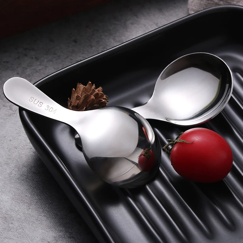 5Pcs Salt Sugar Spice Spoons Tea Coffee Scoop Mini Gold Stainless Steel Spoon Set Small Kitchen Spoon For Jars Containers