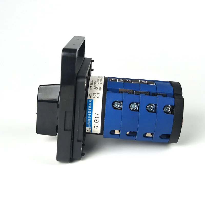 Voltmeter 3 Phase 4 Wire 7 Positions Cam Rotary Selector Changeover Switch