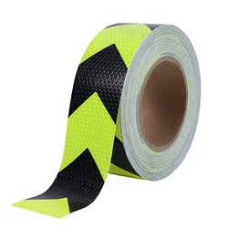 Car Arrow Reflective Tape Decoration Strip Safety Mark Warning reflectante Stickers For Car Exterior Accessories