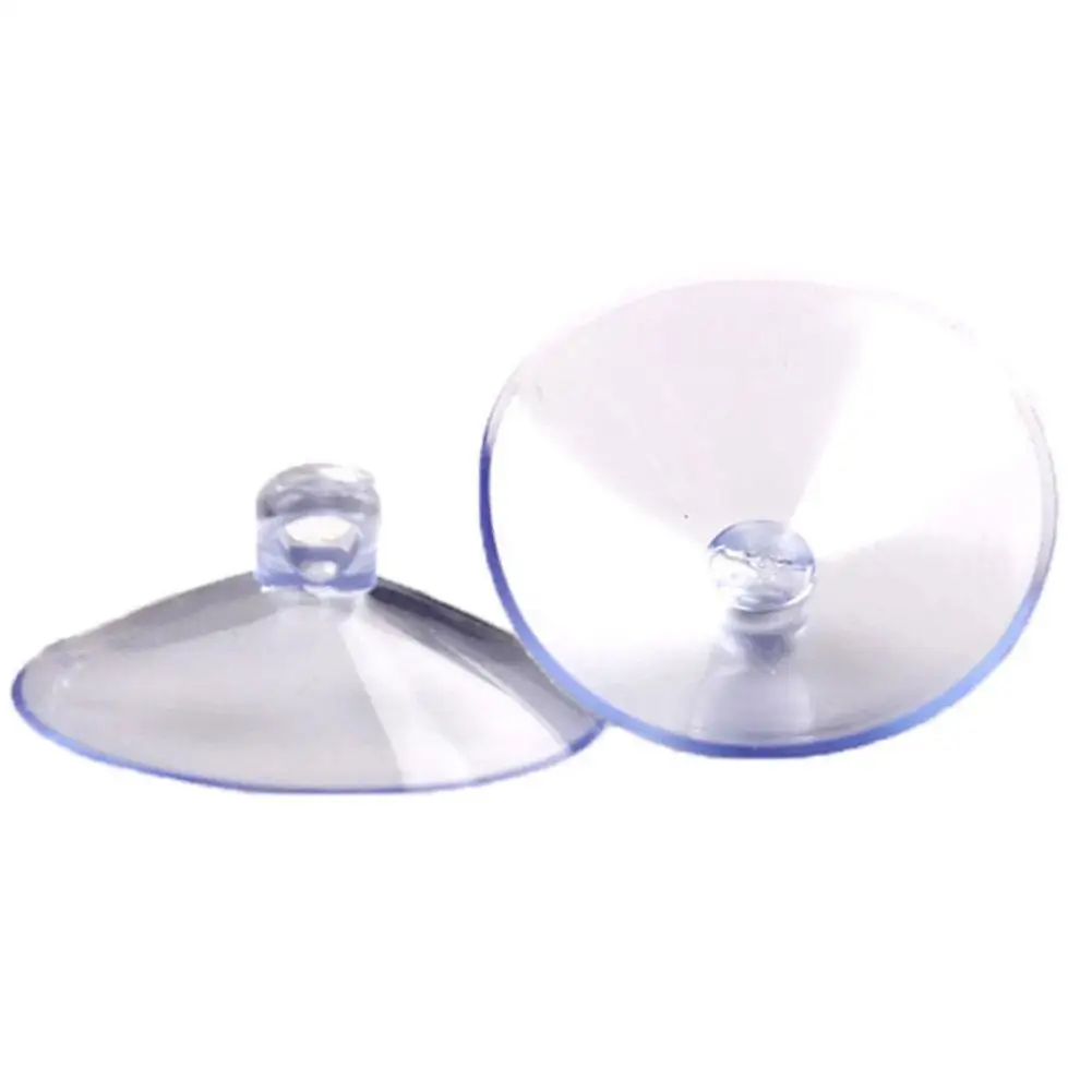 Copos de plástico transparente, cabeça de cogumelo, high-end, vácuo de PVC, 3 cm, 4 cm, 5cm, 10pcs