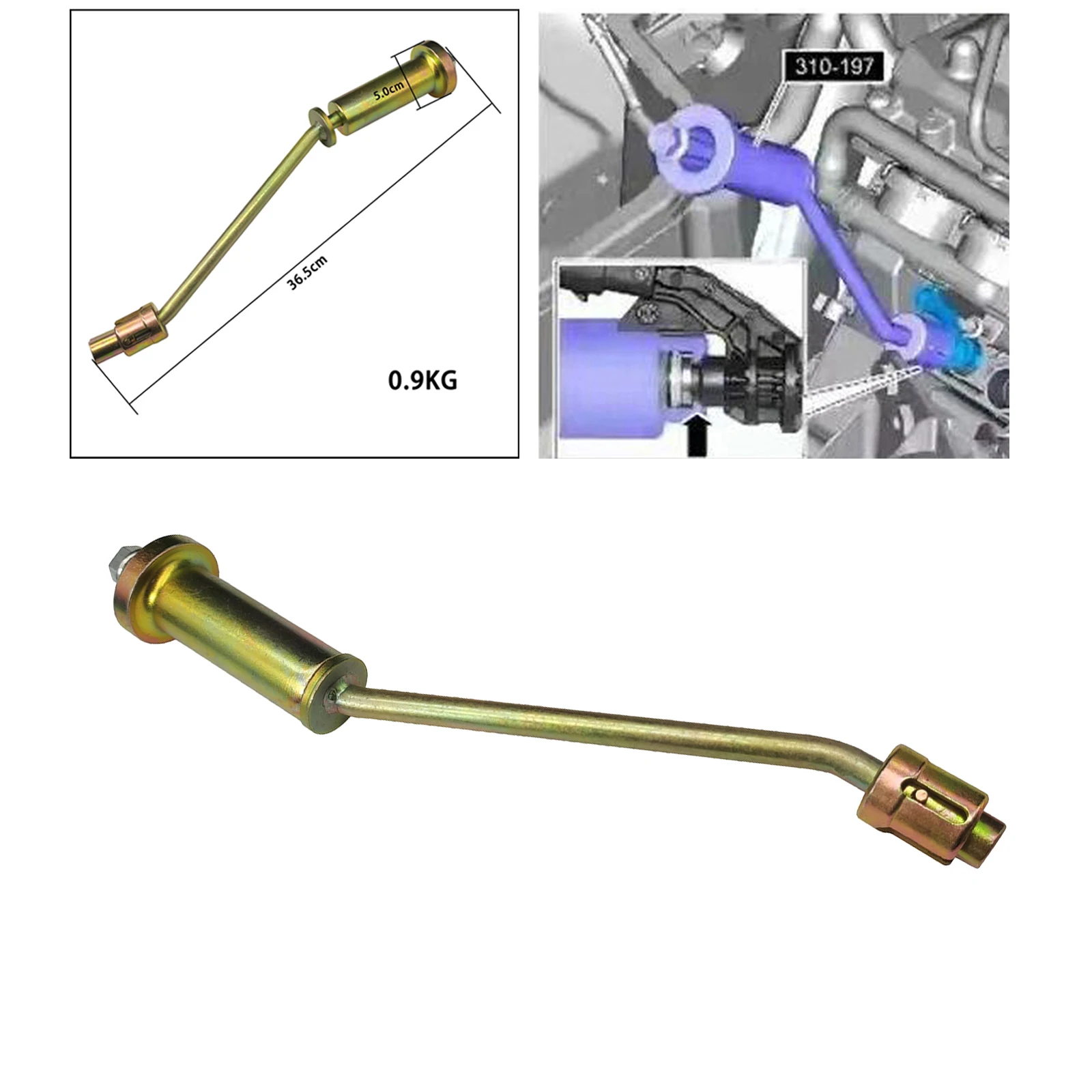 Elf Bee 310-197  Fuel Injector Remover Tool Puller Compatible with Land Rover 5.0 Range and Jaguar 3.0