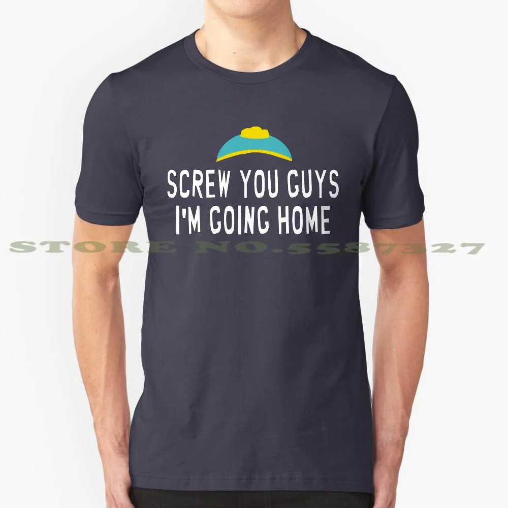 Screw You Guys I'M Going Home 100% Pure Cotton T-Shirt Screw You Guys Im Going Home Do You Like Fish Sticks Are You A Gay Fish