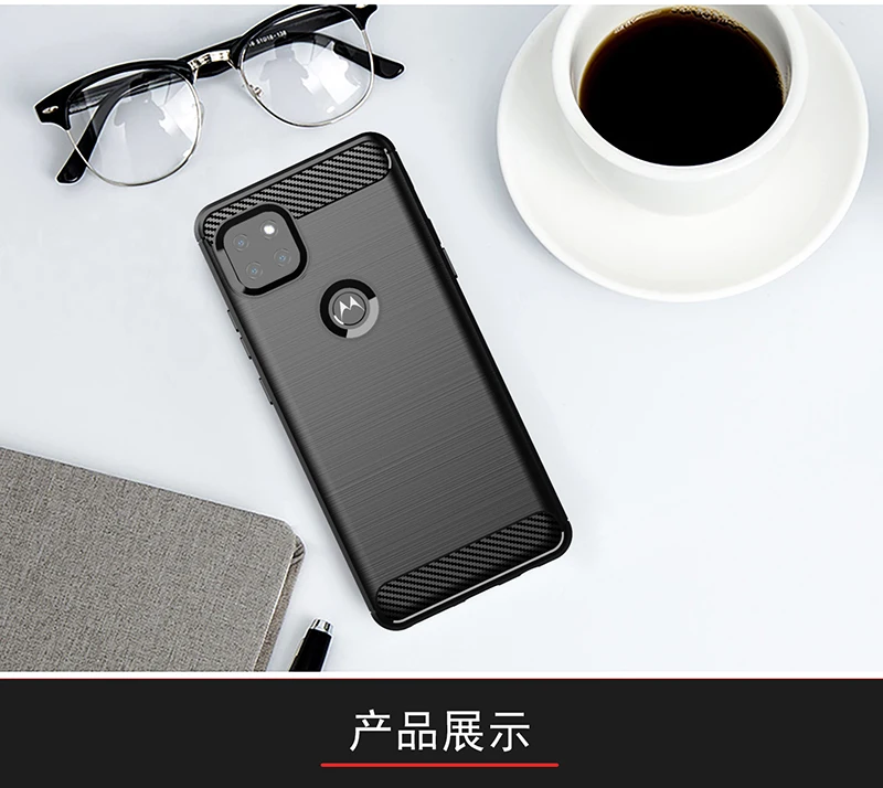For Motorola Moto G 5G Case Bumper Rubber Silicone Carbon Fiber Cover For Motorola Moto G 5G Phone Case For Moto G 5G Case 6.7