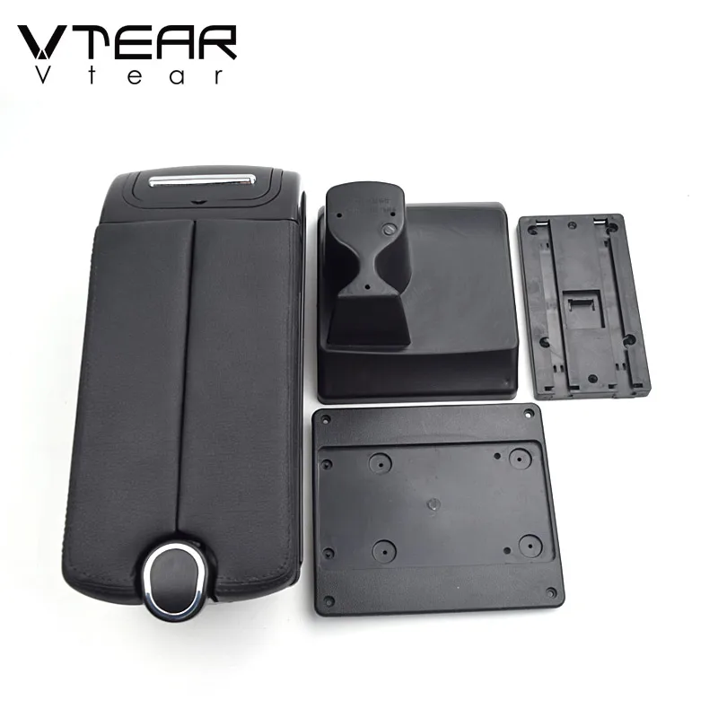 

Vtear Car Armrest USB Center Console Storage Box Arm Rest Cover Decoration Interior Accessories Organizer For Perodua Aruz Rush