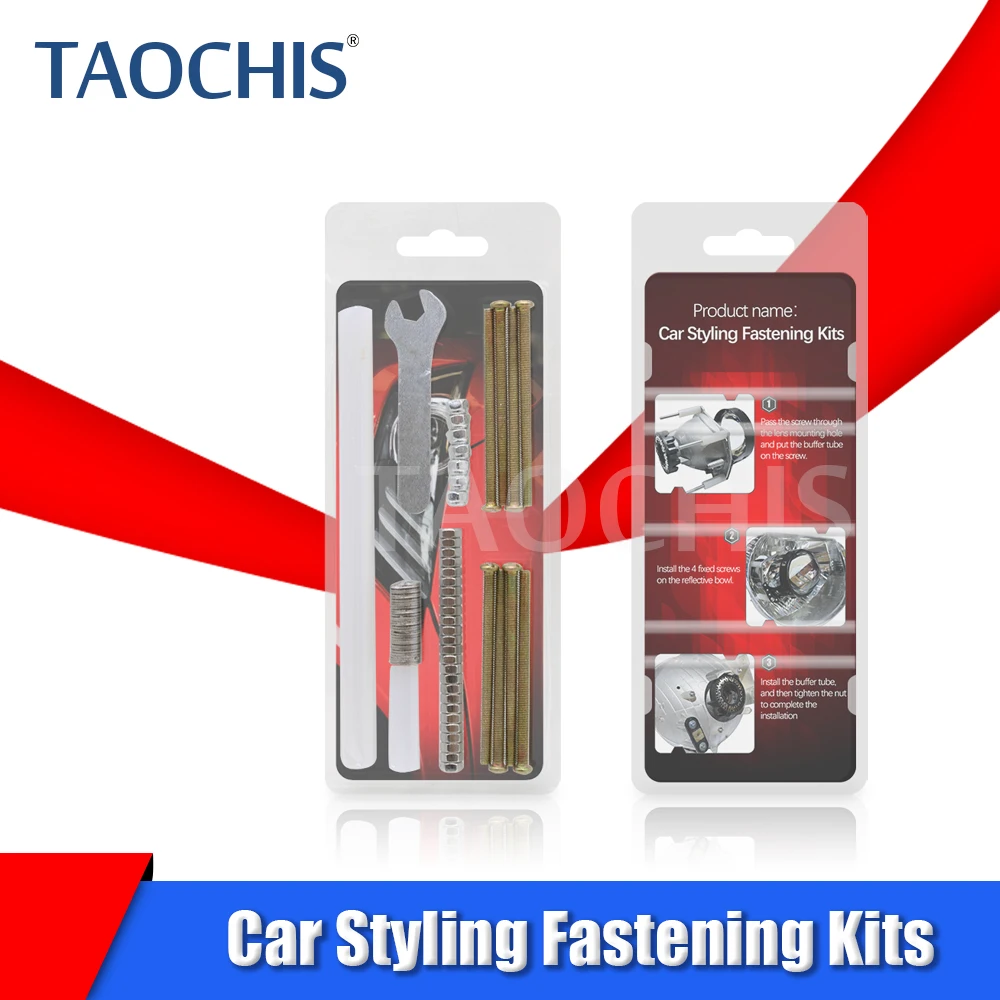 TAOCHIS Screw Nut Suit Kits  for BMW KIA Toyota VW HELLA 3R G5 Bosch Projector Lens Car lamp Auto Retrofit DIY Repair Tool Kit