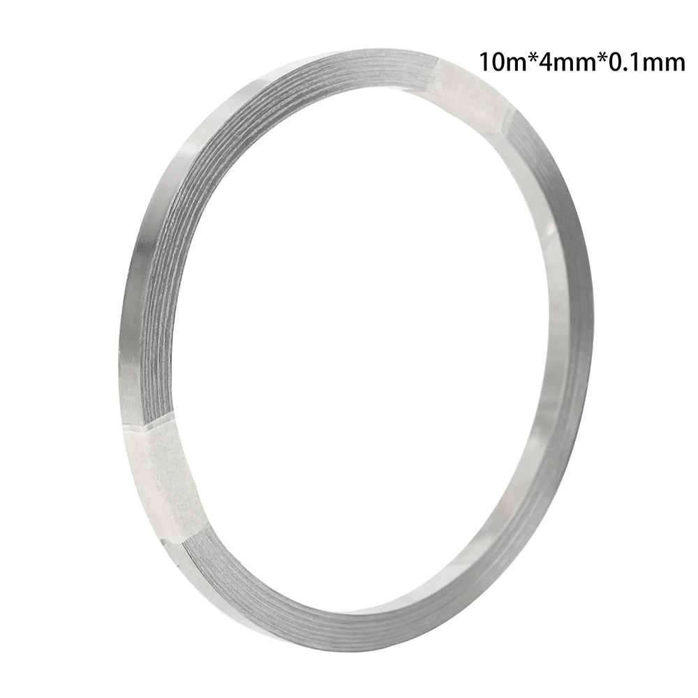 10 Mét 0.1Mm Pin Niken Ban Nhạc Làm Dày Mỏ Hàn Niken Tấm Kết Nối Cho 18650 Pin Li-ion Dây Kết Nối