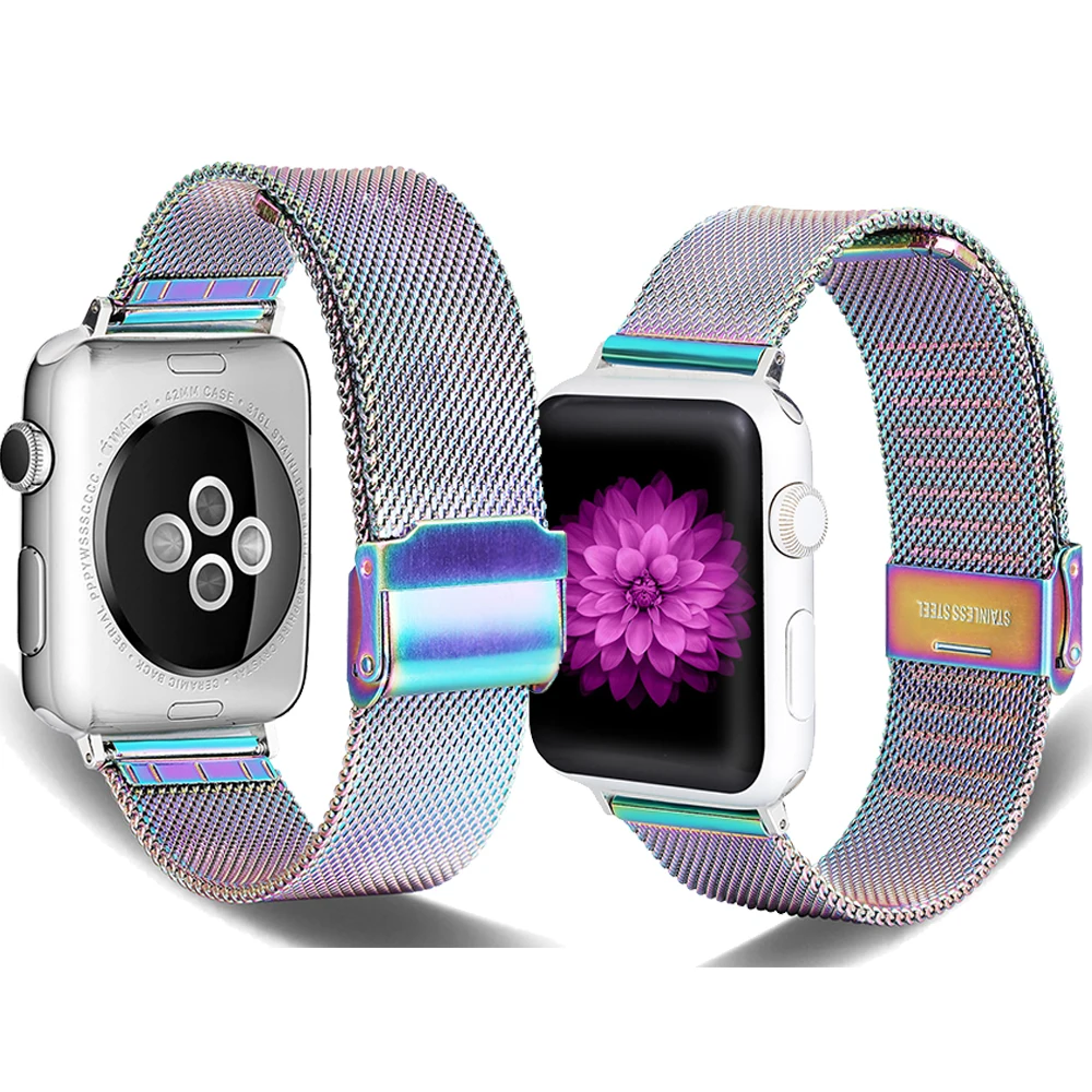 

Браслет для Apple Watch Band 38/40/41 мм 42/44/45 мм, сменный металлический браслет из нержавеющей стали для iWatch Series S8/S7/SE/6/5/4/3/2/1