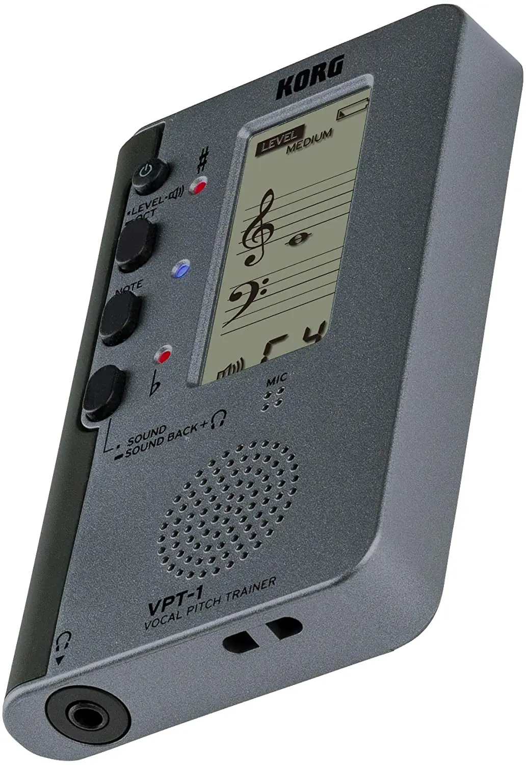 KORG VPT-1 보컬 피치 트레이너: 보컬 레슨에서의 정확한 음정 조절을 위한 필수 도구