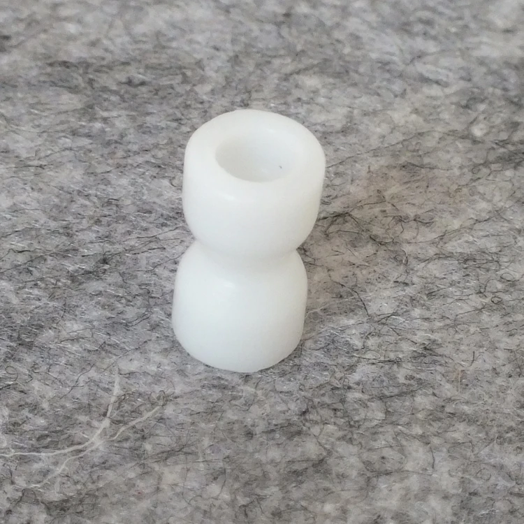 30 Stück passend für 9,5–16 mm weiße Kunststoff-Skelettperlen, Spielzeug-Verbindungsmaterialien für Tierpuppen-Zubehör – Detail 2