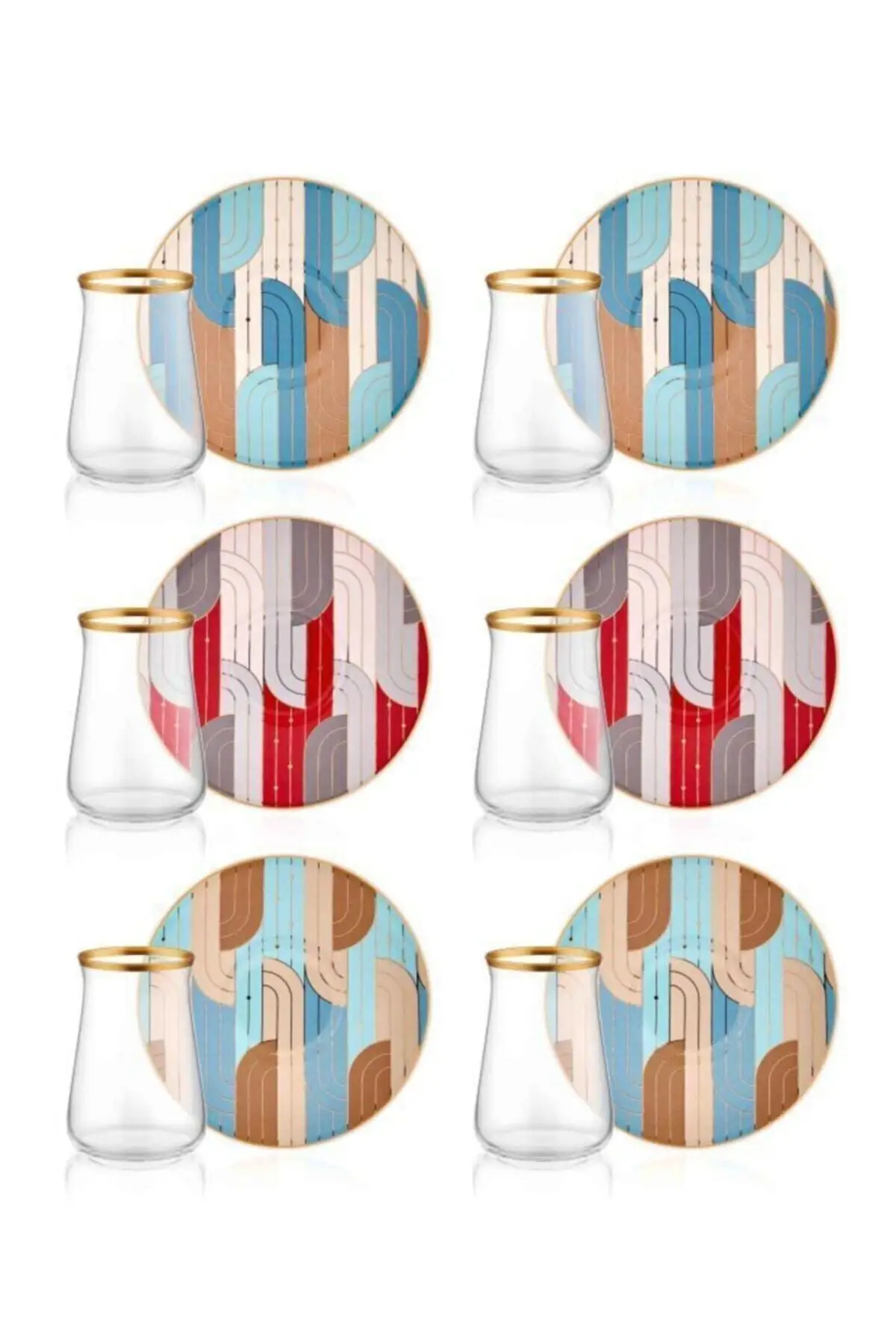 

Uras Gatsby 6 Personality Porcelain & Glass Tea Cup Pad Prs0065 English Tea Cup Glass Cup