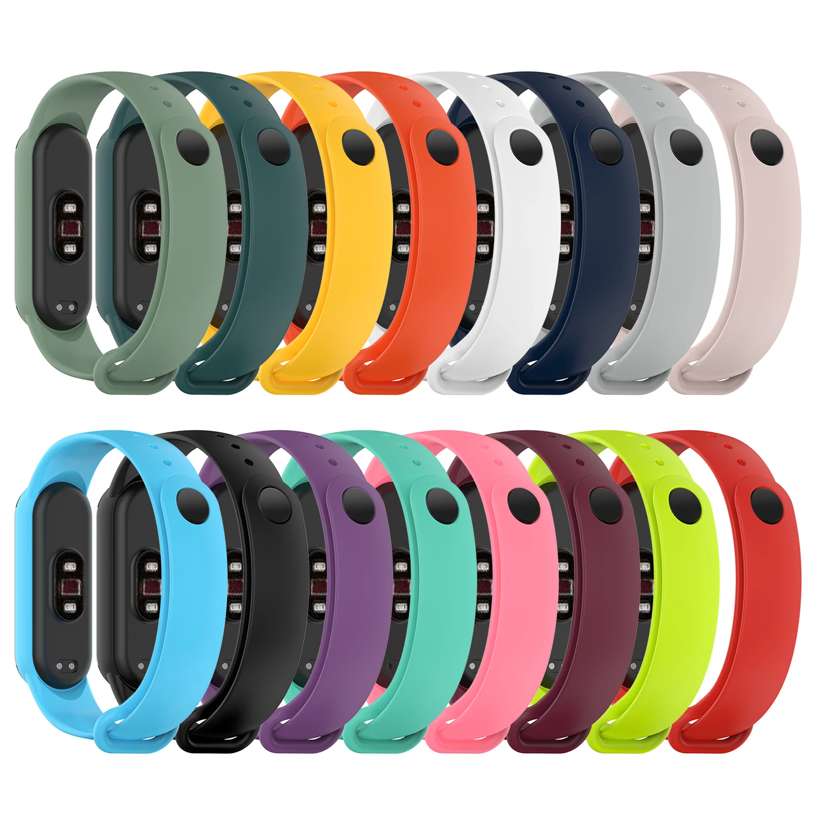 Bracelet de rechange en Silicone pour Xiaomi Mi Band 6, accessoires élégants, en stock