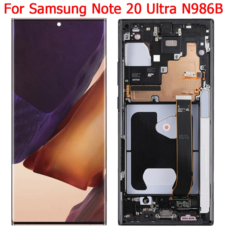 N986B Display For Samsung Note 20 Ultra Display With Frame 6.9\