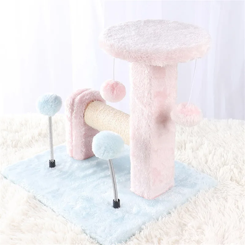 

New Type Cat Climbing Frame Can Be Used In The Four Seasons With Pony Shaped Sisal Cat Frame And Multi-Functional Cat Platform