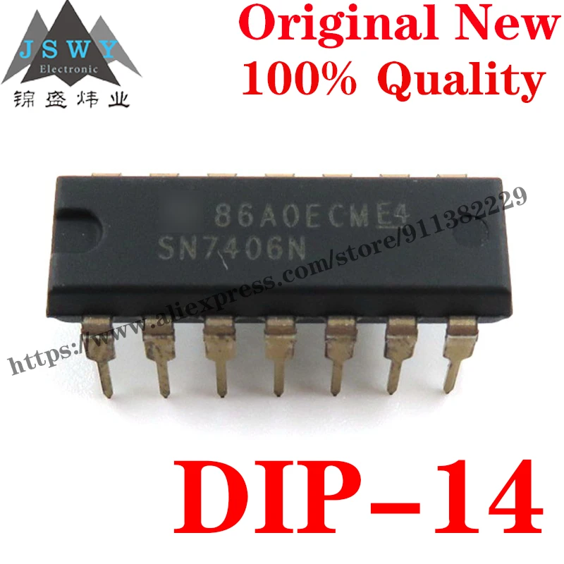 SN75452BP SN75451BP SN7406N SN74HC244N Semiconductor Logic IC Buffer and Line Driver Chip Use for the DIY arduino Free Shipping