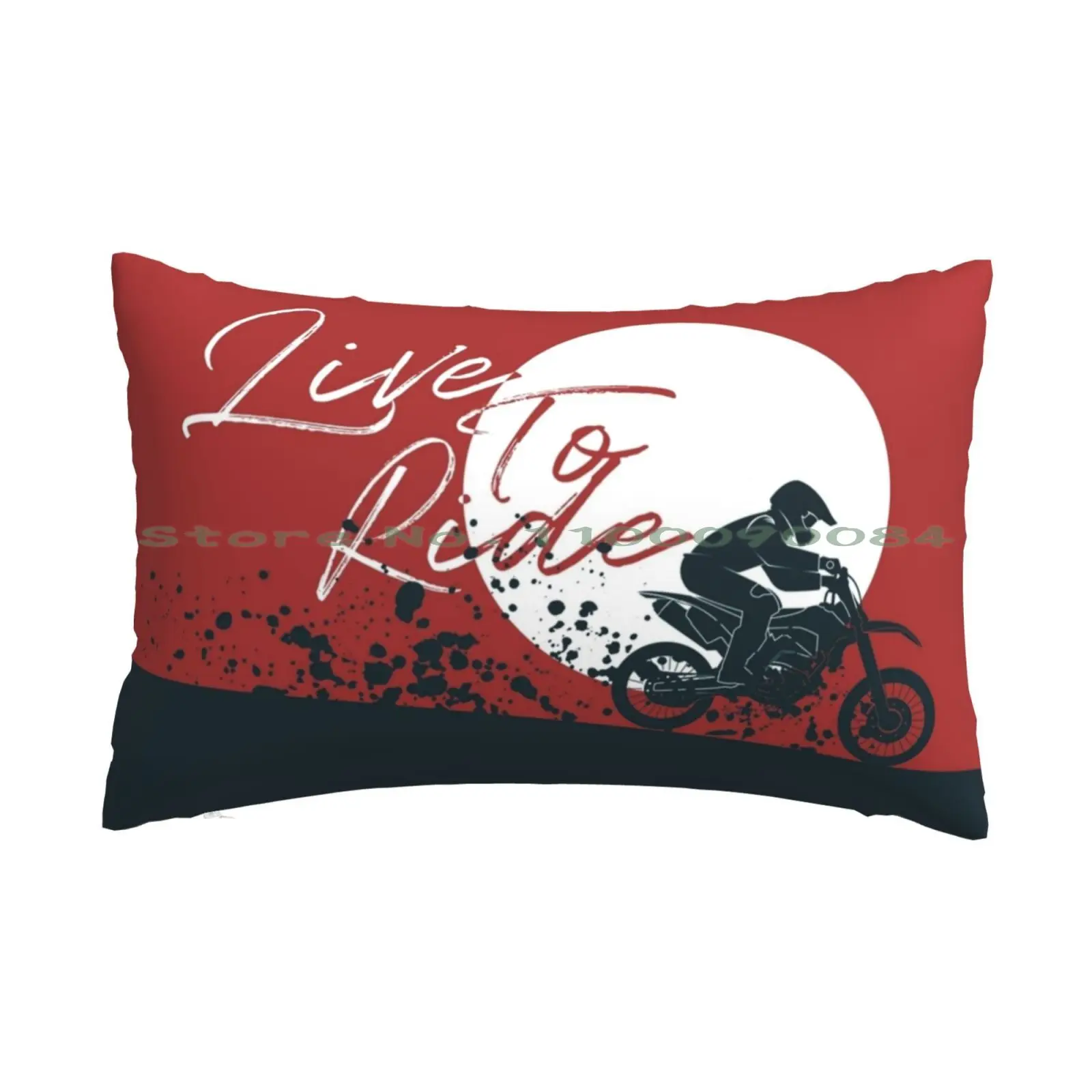 Live To Ride-Biker Pillow Case 20x30 50*75 Sofa Bedroom Mgs Hideo Kojima Japanese Gaming Ps4 Ps5 Play Station Death Stranding