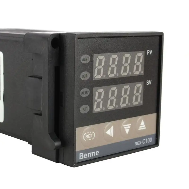 

Free shipping Full Set REX-C100 Temperature Controller With Thermocouple Digital PID Temperature Controller