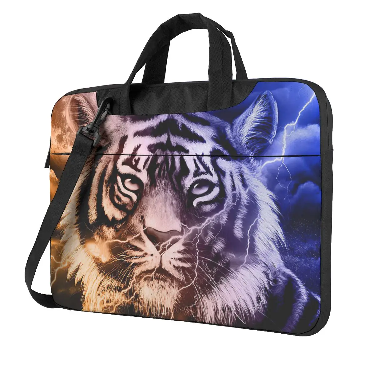 

Tiger Tiger Galaxy Laptop Bag Case Protective Vintage Computer Bag Bicycle Crossbody Laptop Pouch