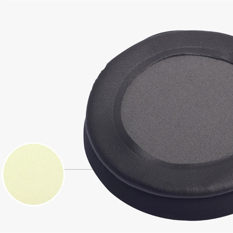 105 мм круглые амбушюры для ушей, набор из губки, имитирующий шелковую ледяную кожу, прохладную и освежающую гарнитуру, кожаный чехол Ew #