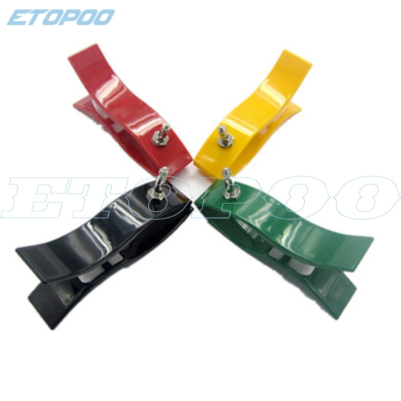 4pcs/Set ECG EKG Limb Clip Electrode for Adult or Children Pediatric Apply to BCI Bionet Biolight Contec Datex Edan GE Monitor