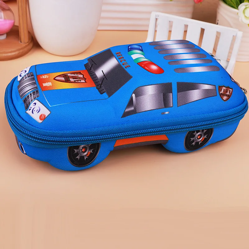 EVA Car Pencil Case for Boys Large Capacity Cute School Pencil Box High Quality Pen Case Pen Pouch Bag