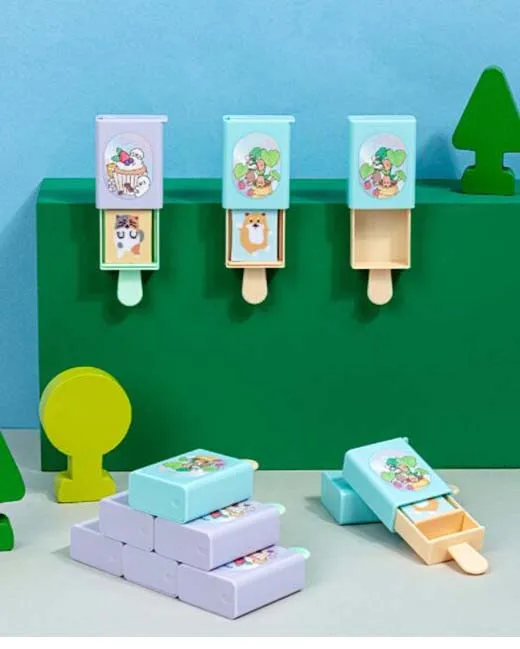 1PC Kawaii Radiergummi Set eis Popsicle Gummis Lustige Kinder Gummis (SS-939)