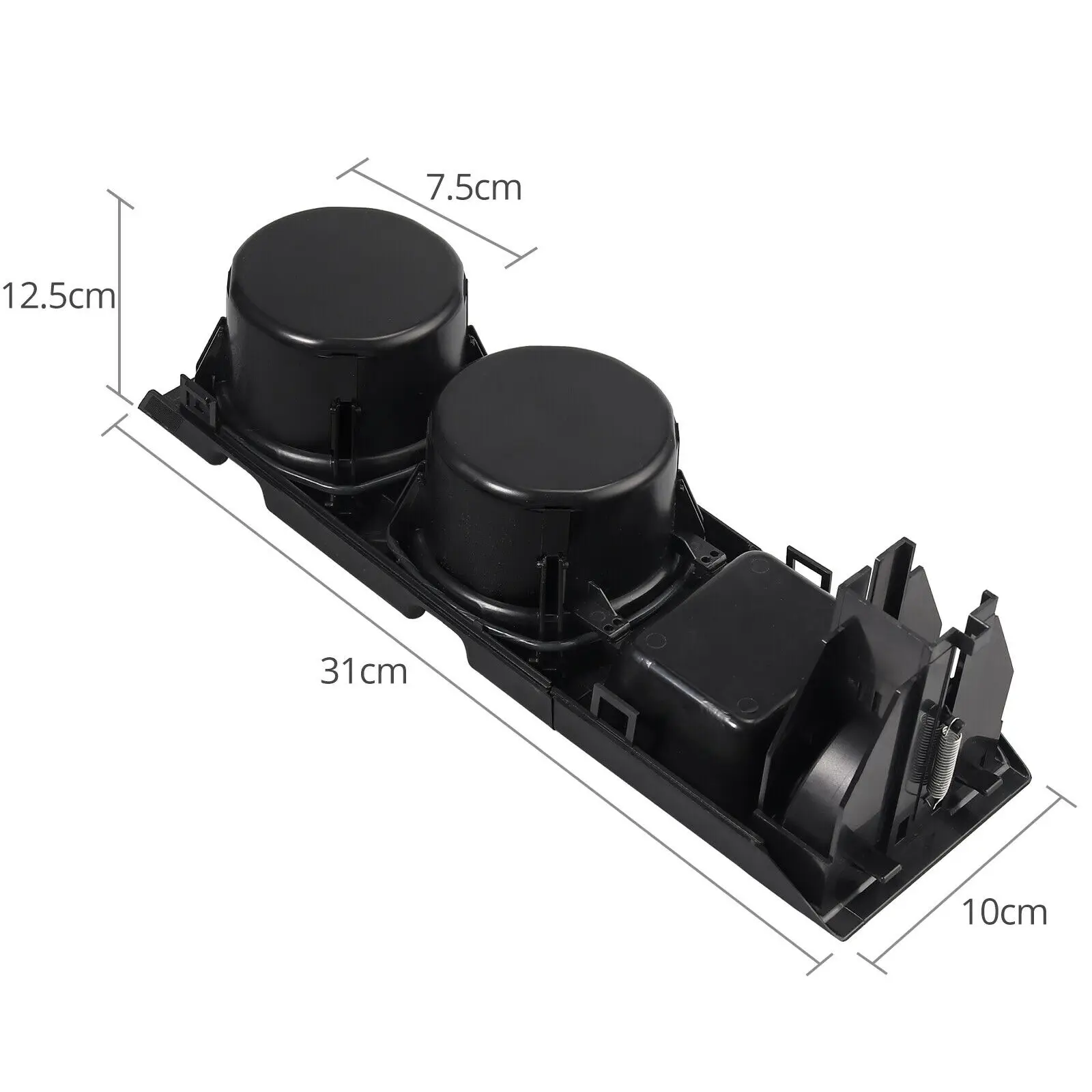 

For BMW 3 Series E46 318I 320I 98-06 Car Center Console Black Water Cup Holder Beverage Bottle Holder Coin Tray 51168217953