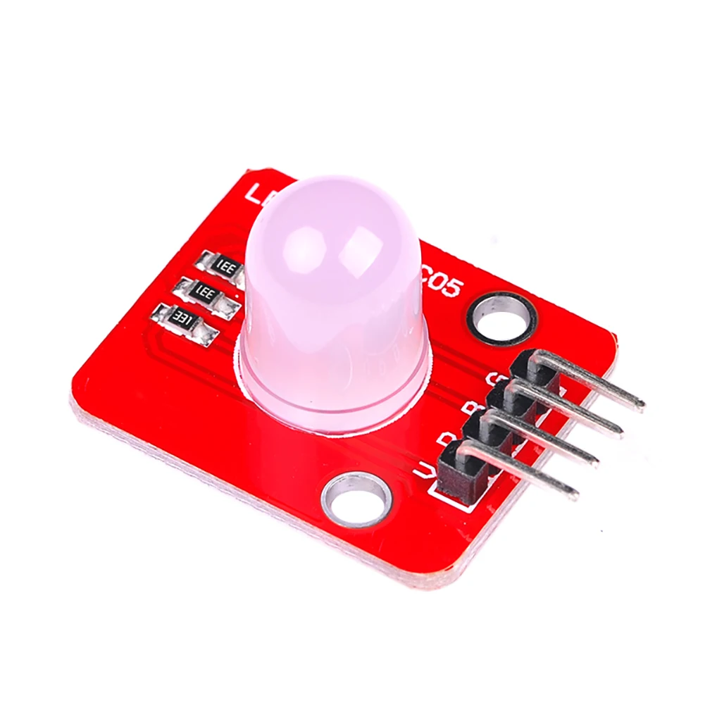 10pcs/lot 10mm LED RGB Module 140C05 5V Highlight Difused Full Color PWM interface for Arduino MCU