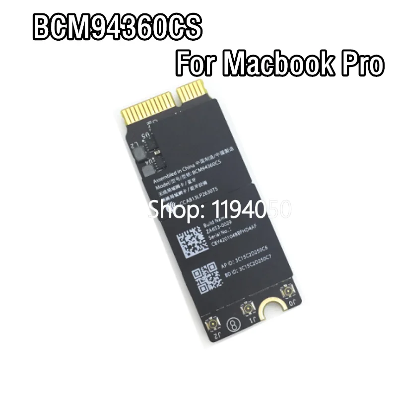 WDXUN for Broadcom BCM94360CS BCM94360CSAX Wifi  Card 802.11ac for A1425 A1502 A1398 Bluetooth 4.0  2.4G 5G