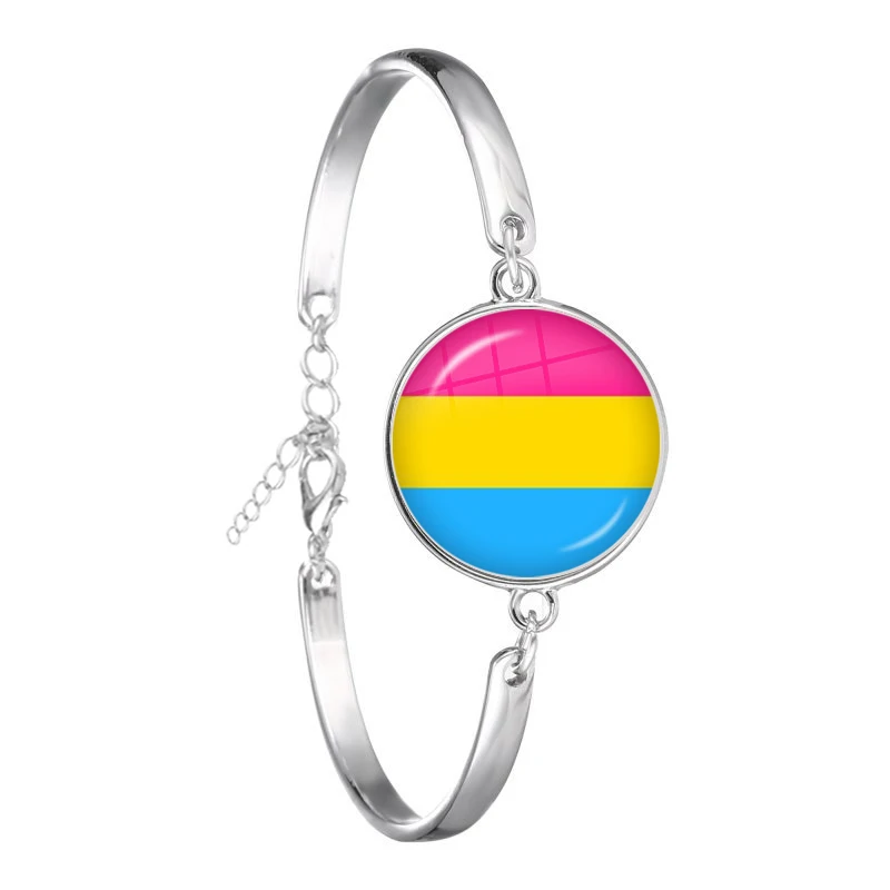 

Gay Pride 18mm Glass Cabochon Bracelet Same Sex Lgbt Jewelry Gay Lesbian Pride With Rainbow Love Wins Gift Same Sex Marriage