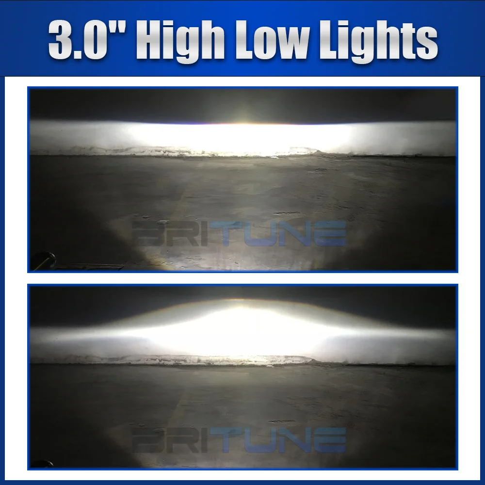 Car Lenses Fog Lights PTF Universal Spot Lights H11 H8 H9 HID Waterproof Bi-xenon Auto Lens Driving Lamp Car Lights Accessories