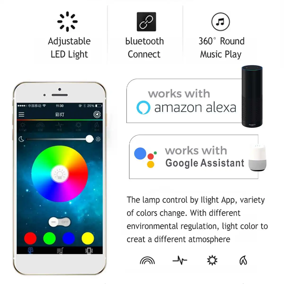 200W WiFi Modern RGB LED Ceiling Light Home Lighting APP bluetooth Music Light Bedroom Smart Ceiling Lamp With Remote Control